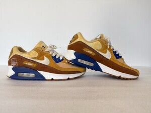 Nike Air Max 90 CT1688-700 Yellow Brown Blue Women’s 6.5 / Men’s 5